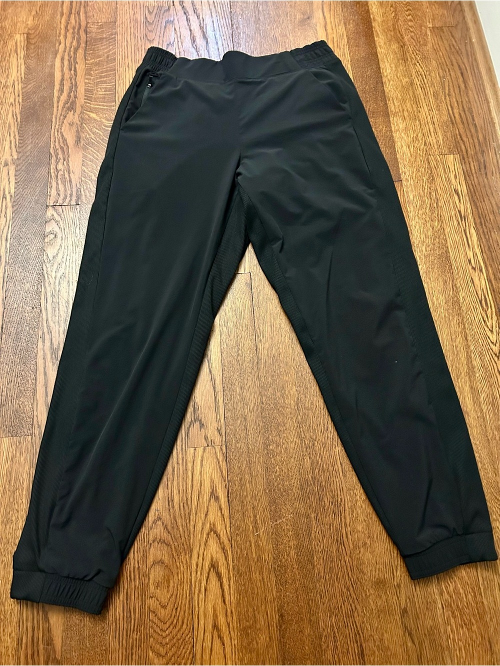 Athleta Black womens Jogger Pants with Zip Pocket 8